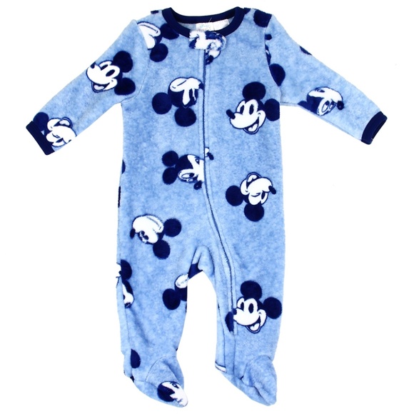 Disney Baby All Over Mickey Mouse Boys All In One Sleepsuit Romper Nightwear